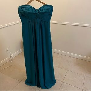 Bill Levkoff Blue strapless Dress